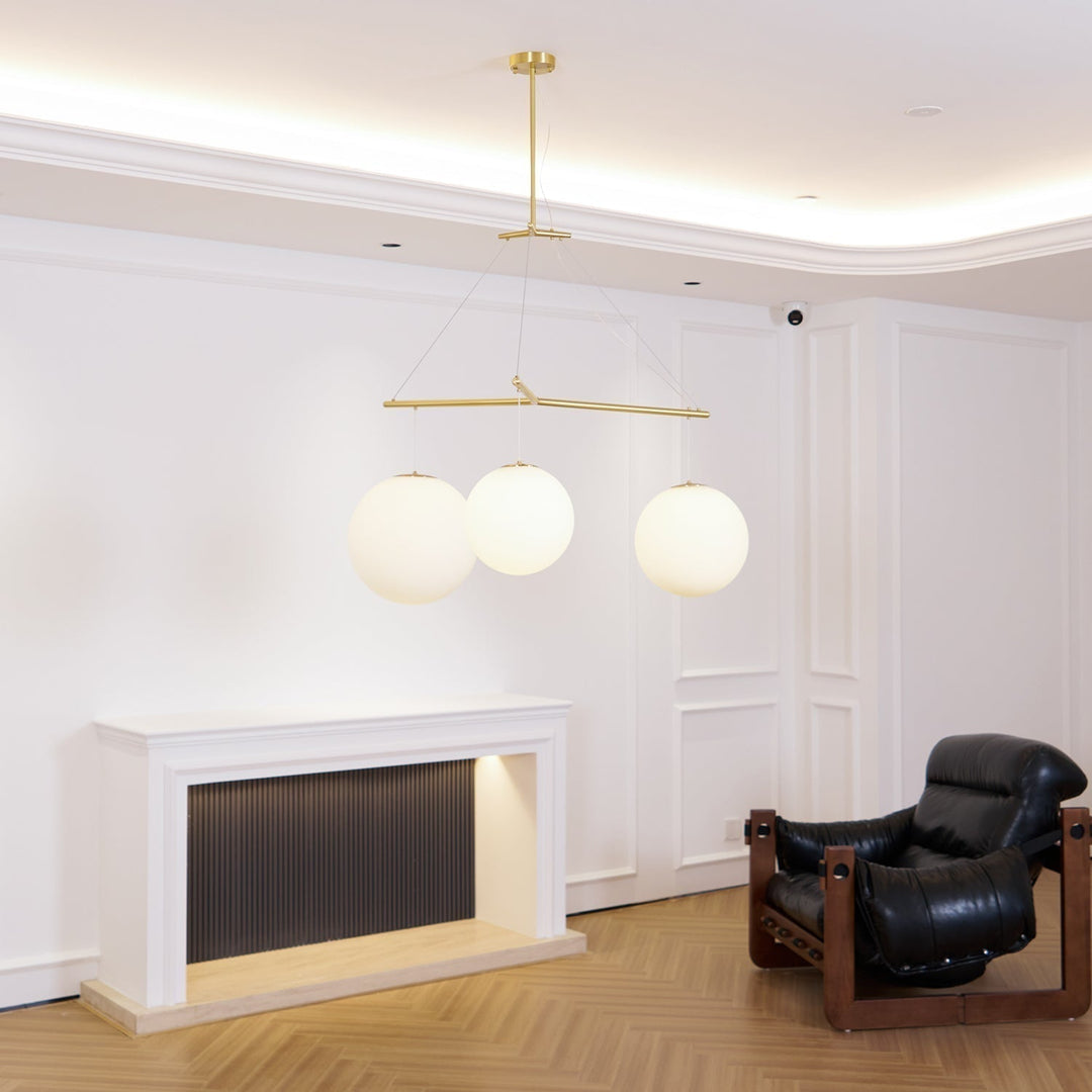Triad Lampe Pendante en Verre Minimaliste - Neutralighting