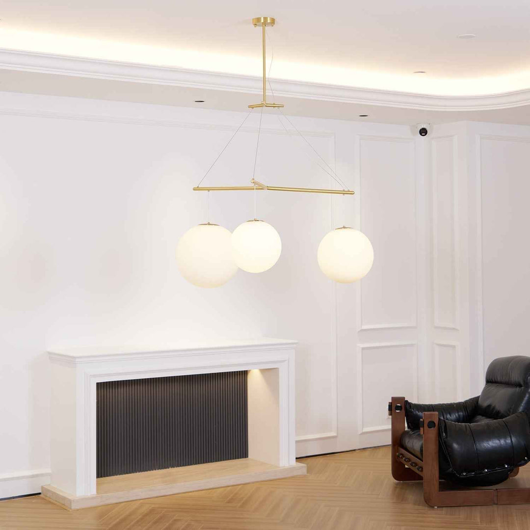 Triad Lampe Pendante en Verre Minimaliste - Neutralighting