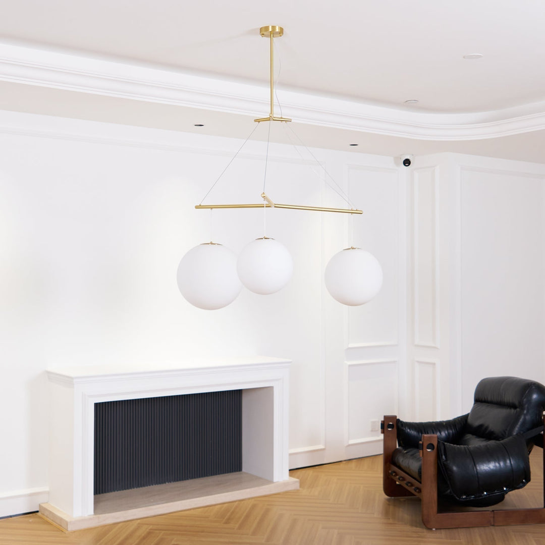 Triad Lampe Pendante en Verre Minimaliste - Neutralighting