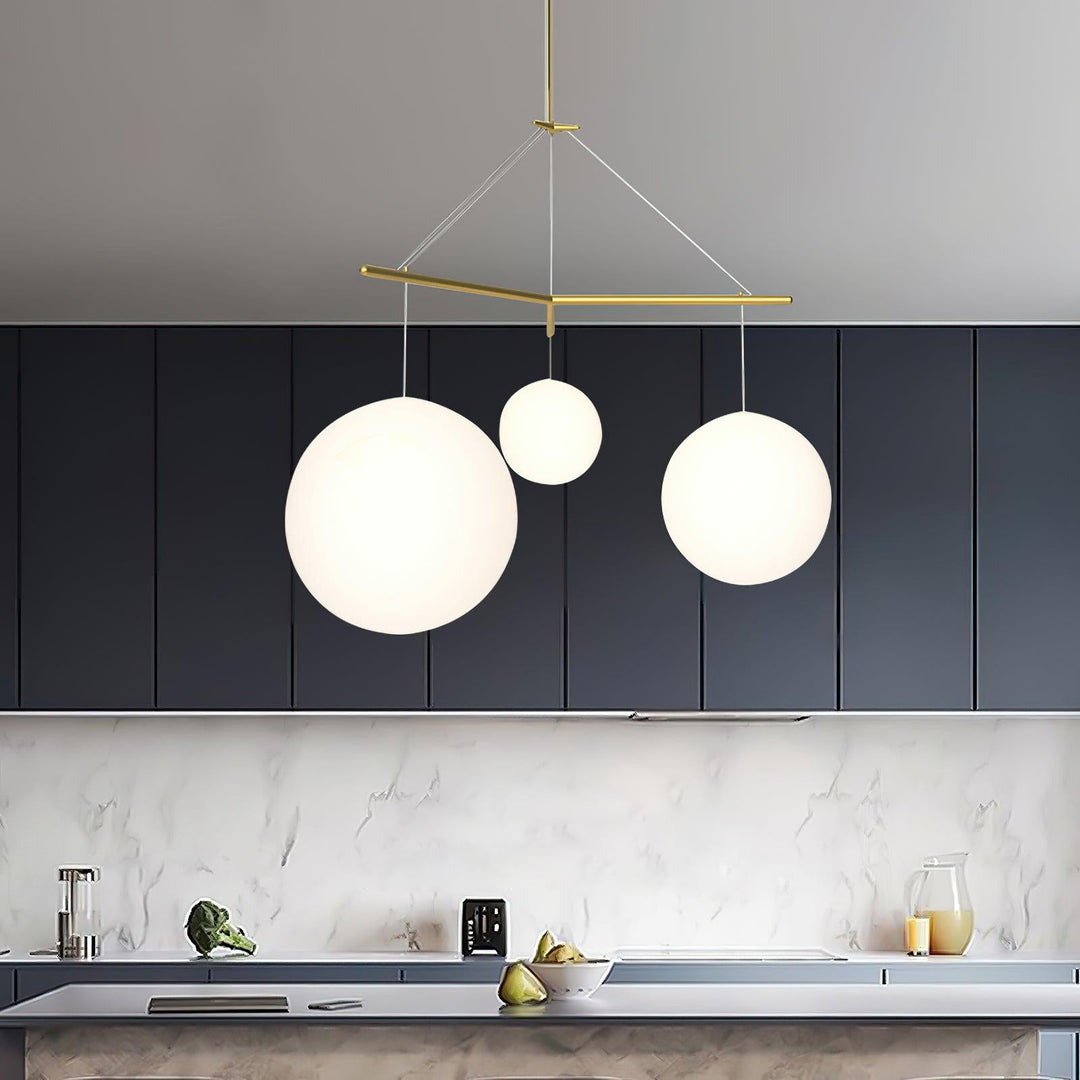Triad Lampe Pendante en Verre Minimaliste - Neutralighting