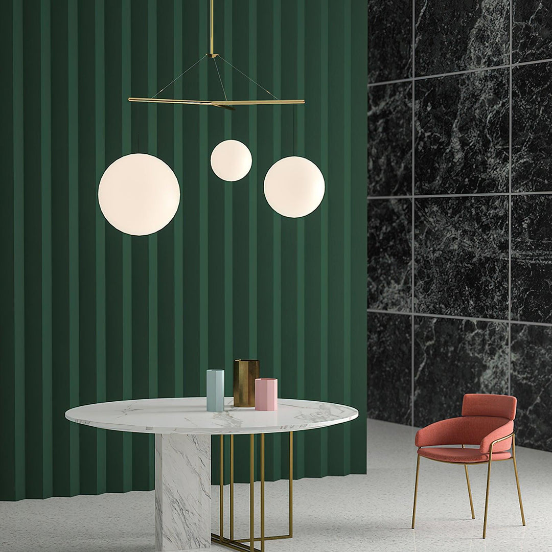 Triad Lampe Pendante en Verre Minimaliste - Neutralighting