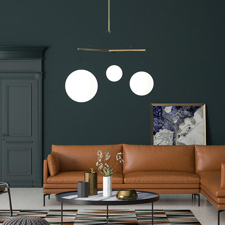 Triad Lampe Pendante en Verre Minimaliste - Neutralighting