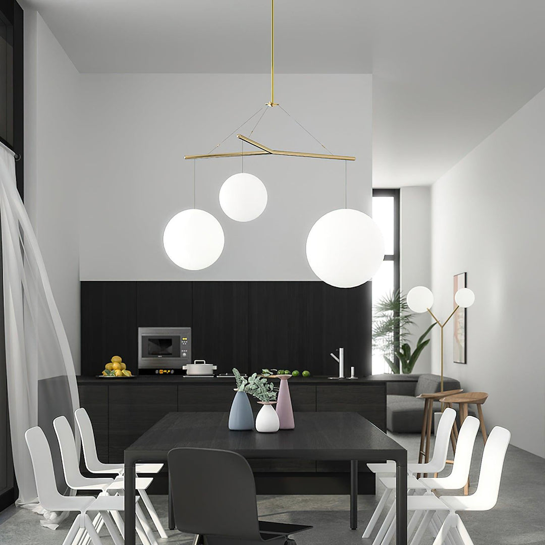 Triad Lampe Pendante en Verre Minimaliste - Neutralighting