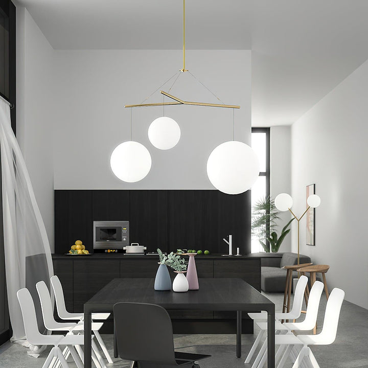 Triad Lampe Pendante en Verre Minimaliste - Neutralighting
