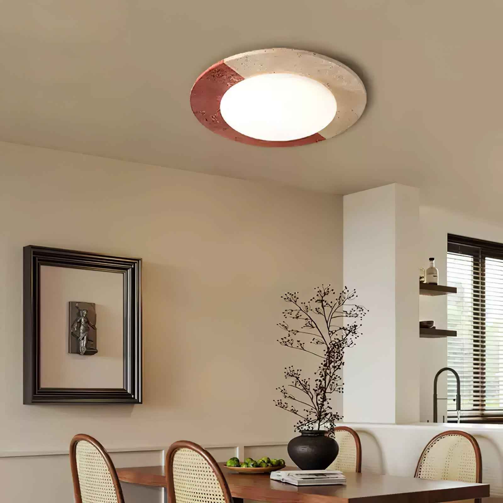 Zeraeos Acrylique 38cm Beige LED