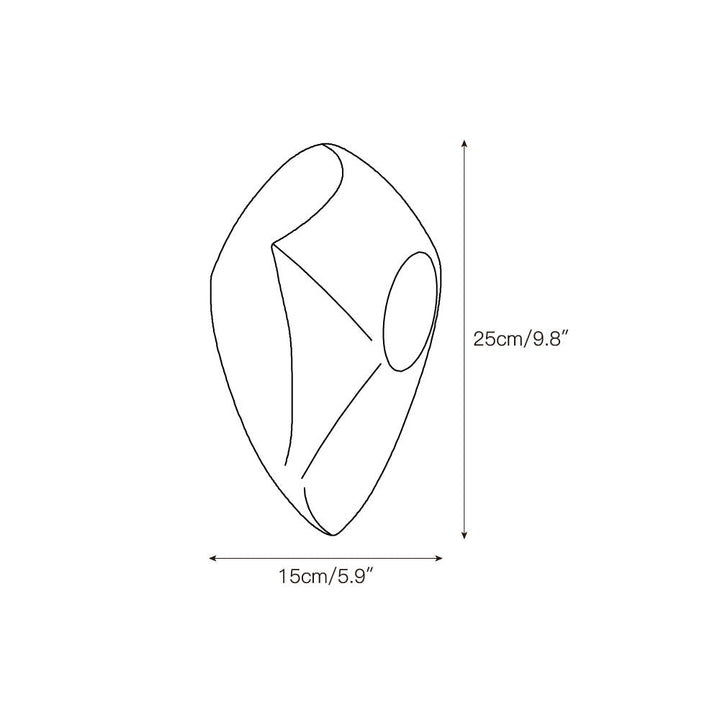 Claro Applique Murale en Ciment Creux à Créativité Individuelle - Neutralighting