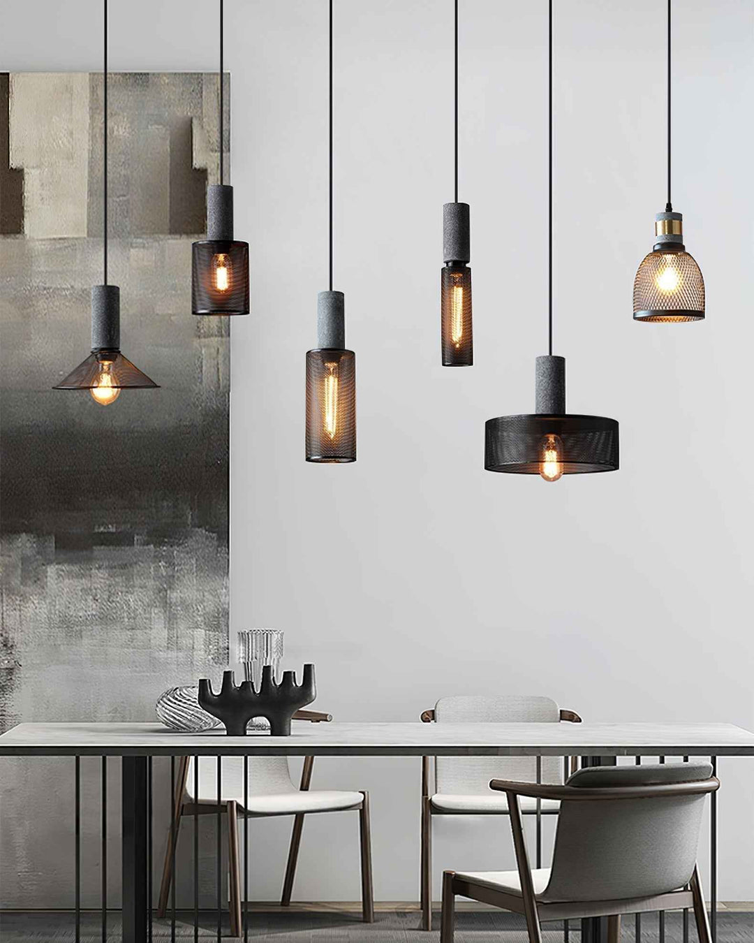 Lampe Hexa en Métal – Design Contemporain