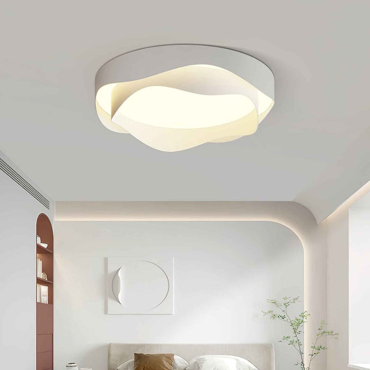 Lustra Acrylique 40cm Blanc LED 30W