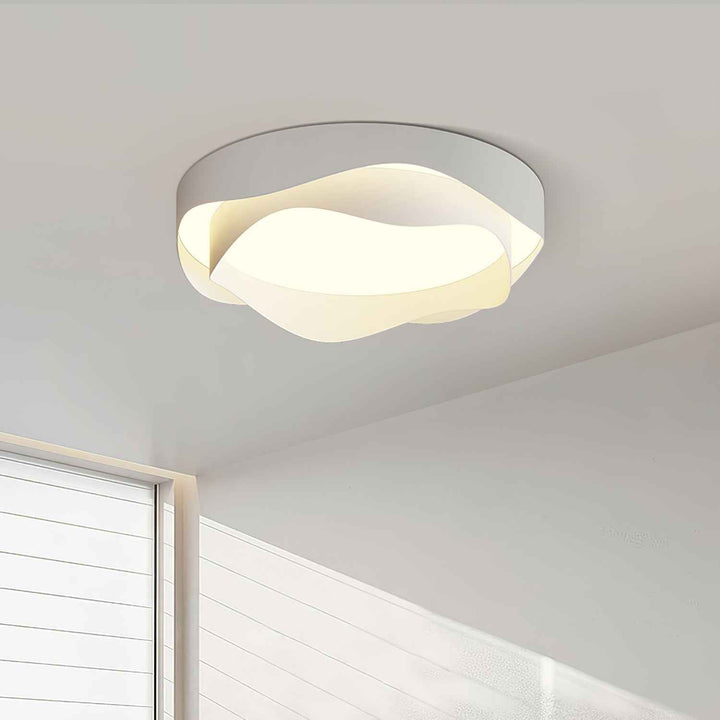 Lustra Acrylique 40cm Blanc LED 30W