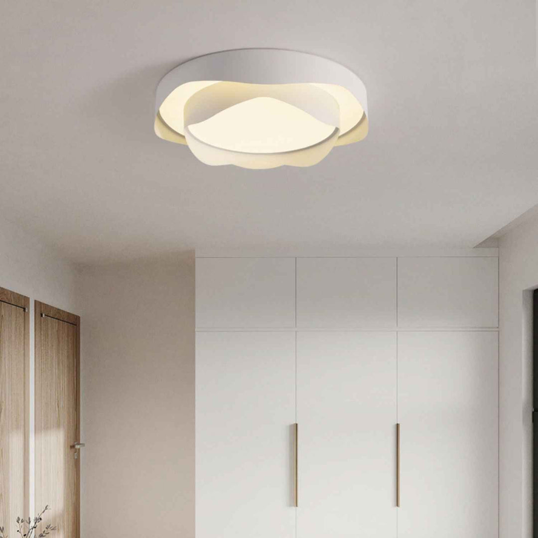 Lustra Acrylique 40cm Blanc LED 30W
