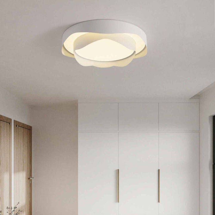 Lustra Acrylique 40cm Blanc LED 30W