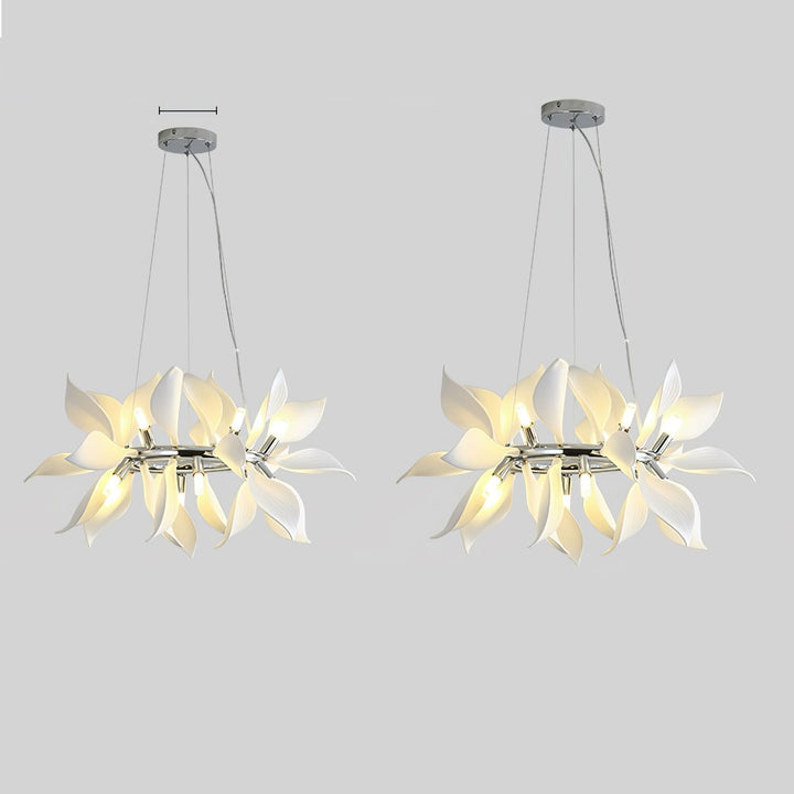Lustra Suspension Céramique Pétales Épanouis - Neutralighting