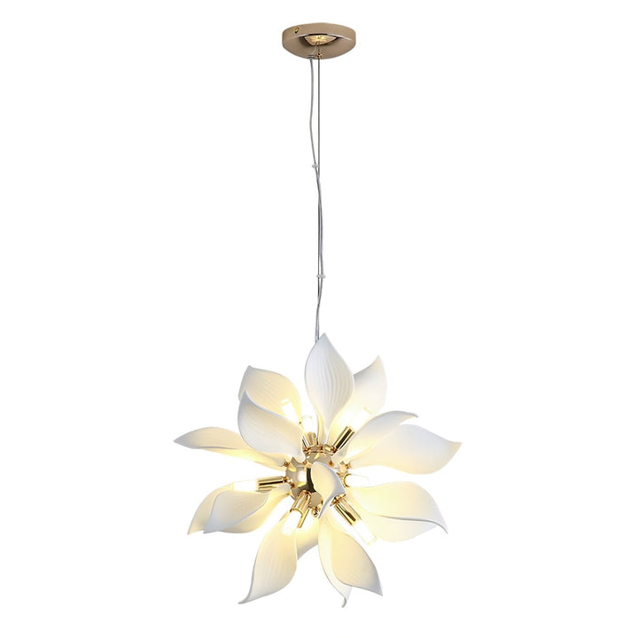 Lustra Suspension Céramique Pétales Épanouis - Neutralighting