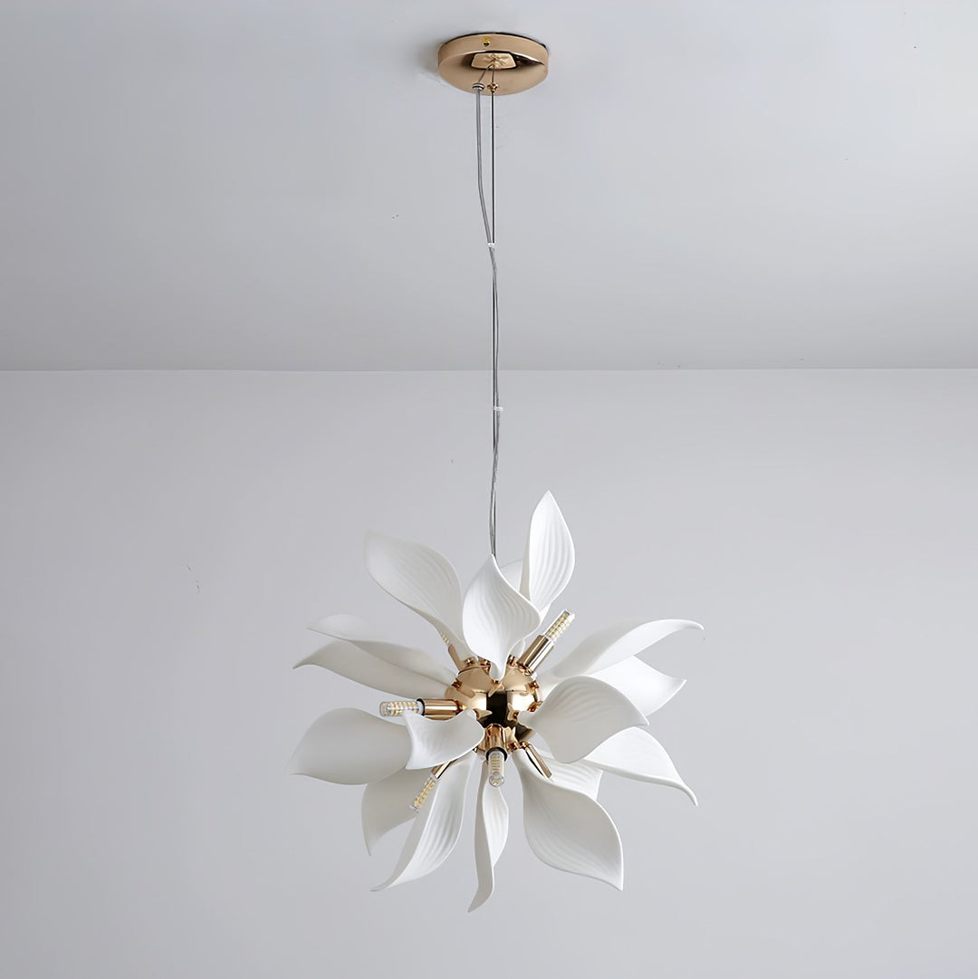 Lustra Suspension Céramique Pétales Épanouis - Neutralighting