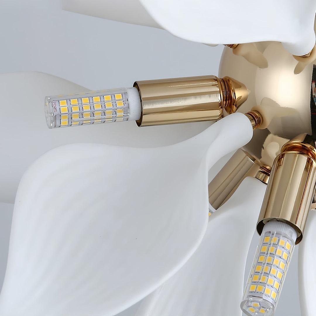 Lustra Suspension Céramique Pétales Épanouis - Neutralighting