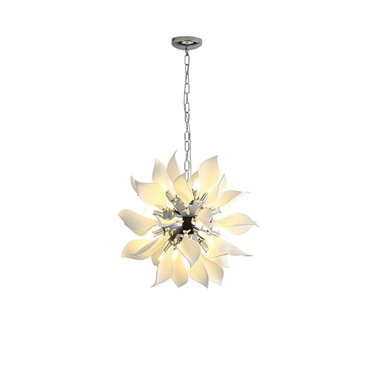 Lustra Suspension Céramique Pétales Épanouis - Neutralighting