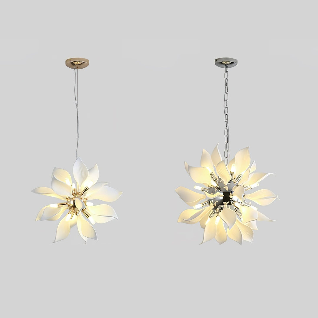 Lustra Suspension Céramique Pétales Épanouis - Neutralighting