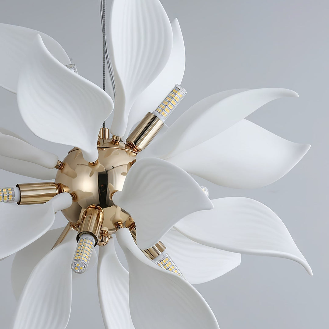 Lustra Suspension Céramique Pétales Épanouis - Neutralighting