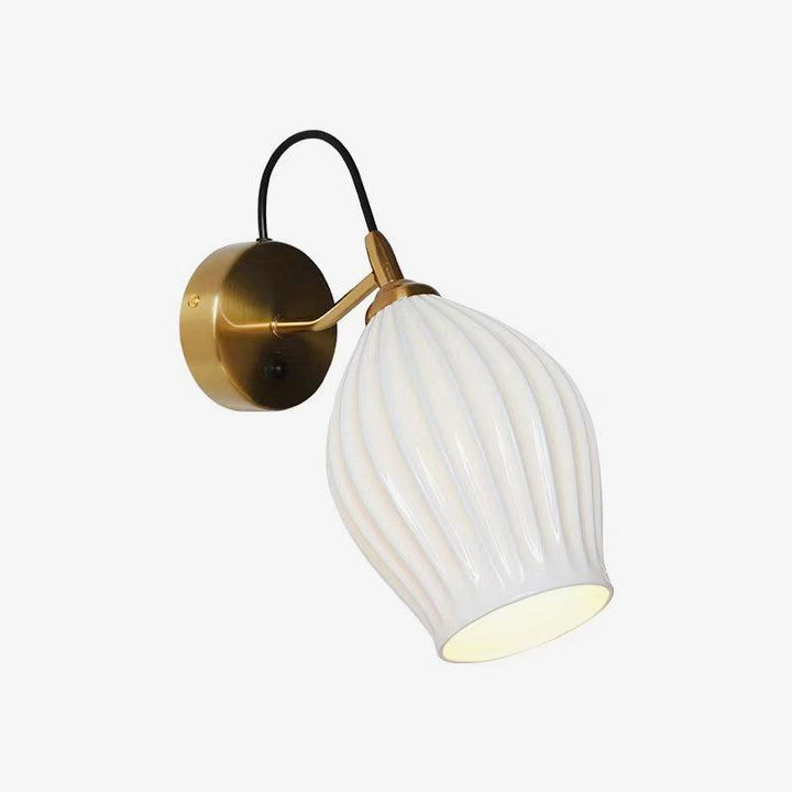 Zotalisra Moderne Minimaliste Côtes Céramique Applique Lumière - Neutralighting
