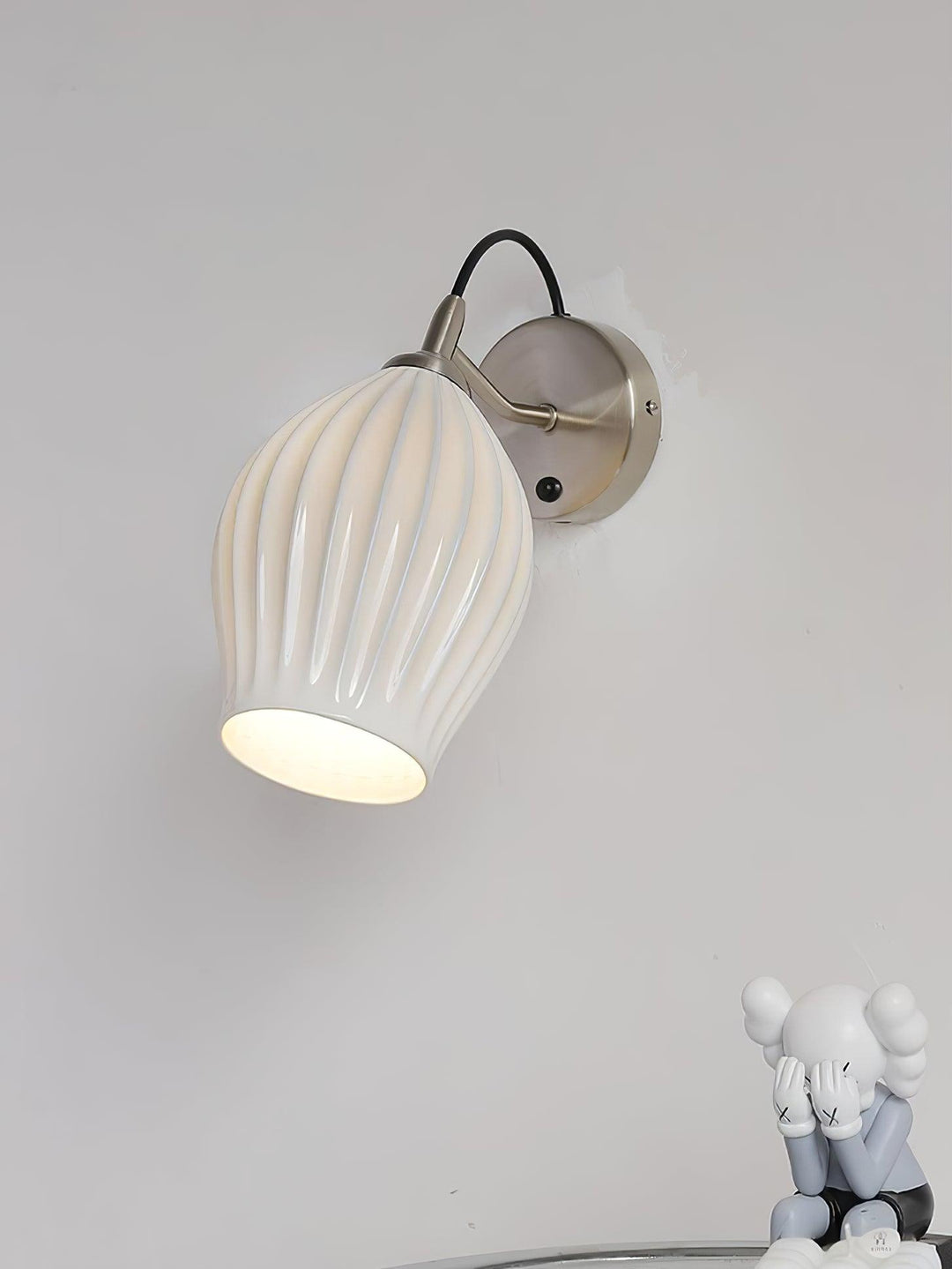 Zotalisra Moderne Minimaliste Côtes Céramique Applique Lumière - Neutralighting
