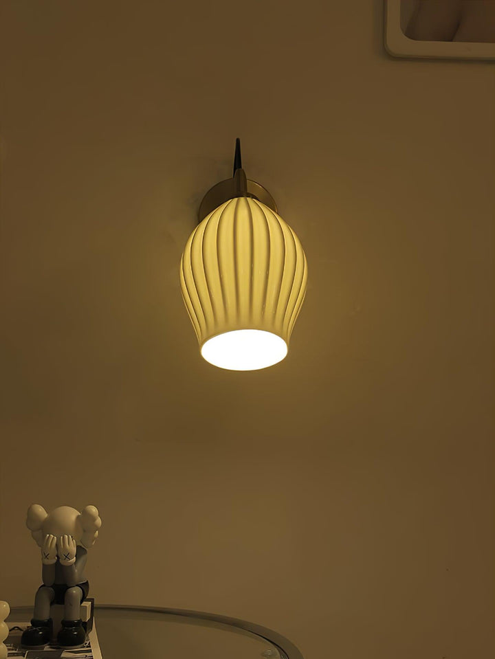 Zotalisra Moderne Minimaliste Côtes Céramique Applique Lumière - Neutralighting