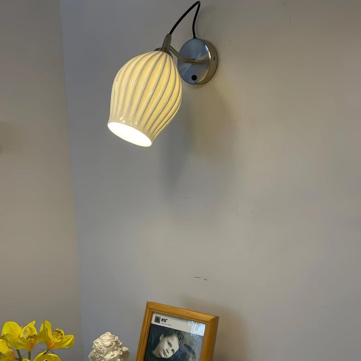 Zotalisra Moderne Minimaliste Côtes Céramique Applique Lumière - Neutralighting