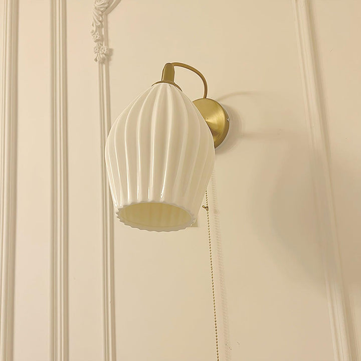 Zotalisra Moderne Minimaliste Côtes Céramique Applique Lumière - Neutralighting