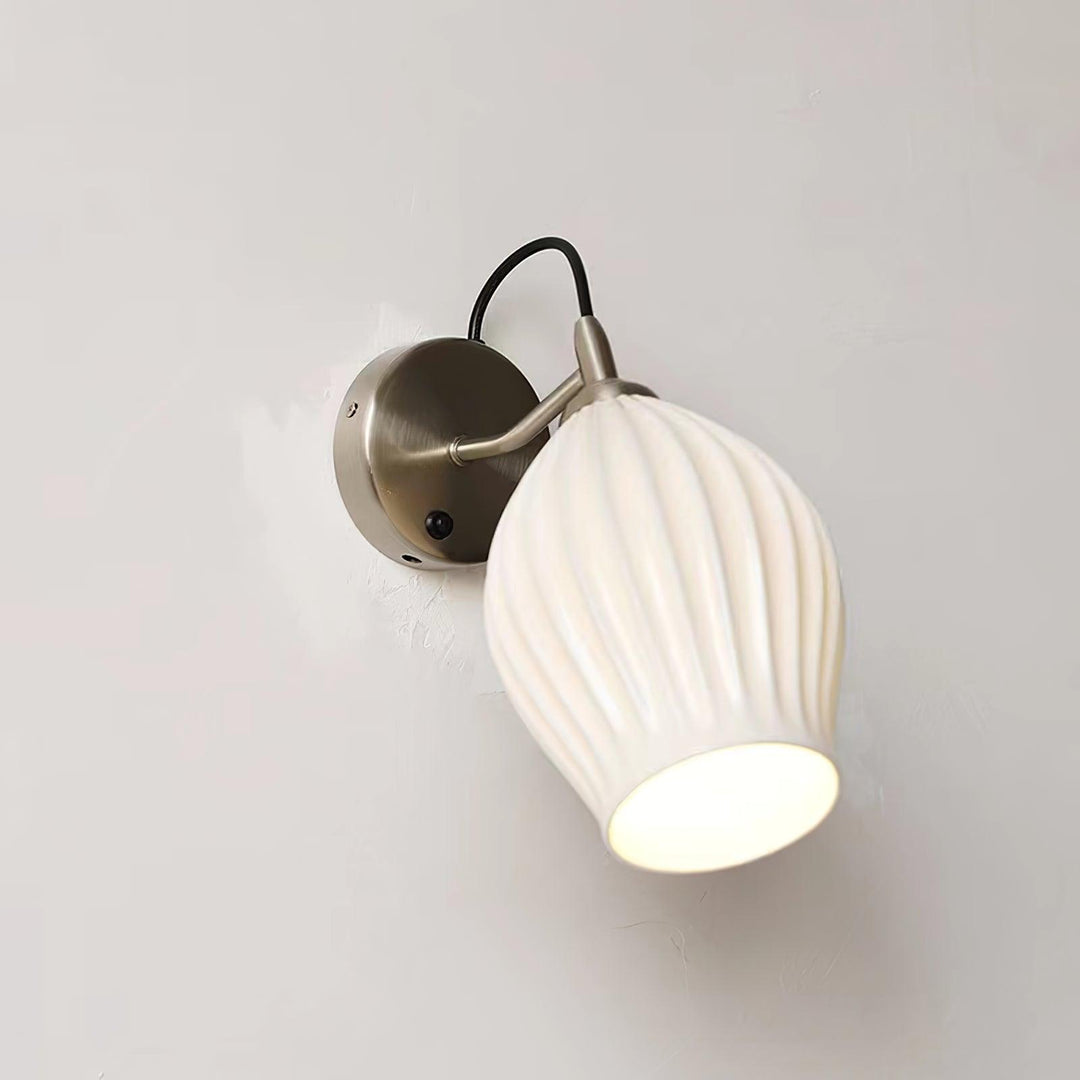 Zotalisra Moderne Minimaliste Côtes Céramique Applique Lumière - Neutralighting