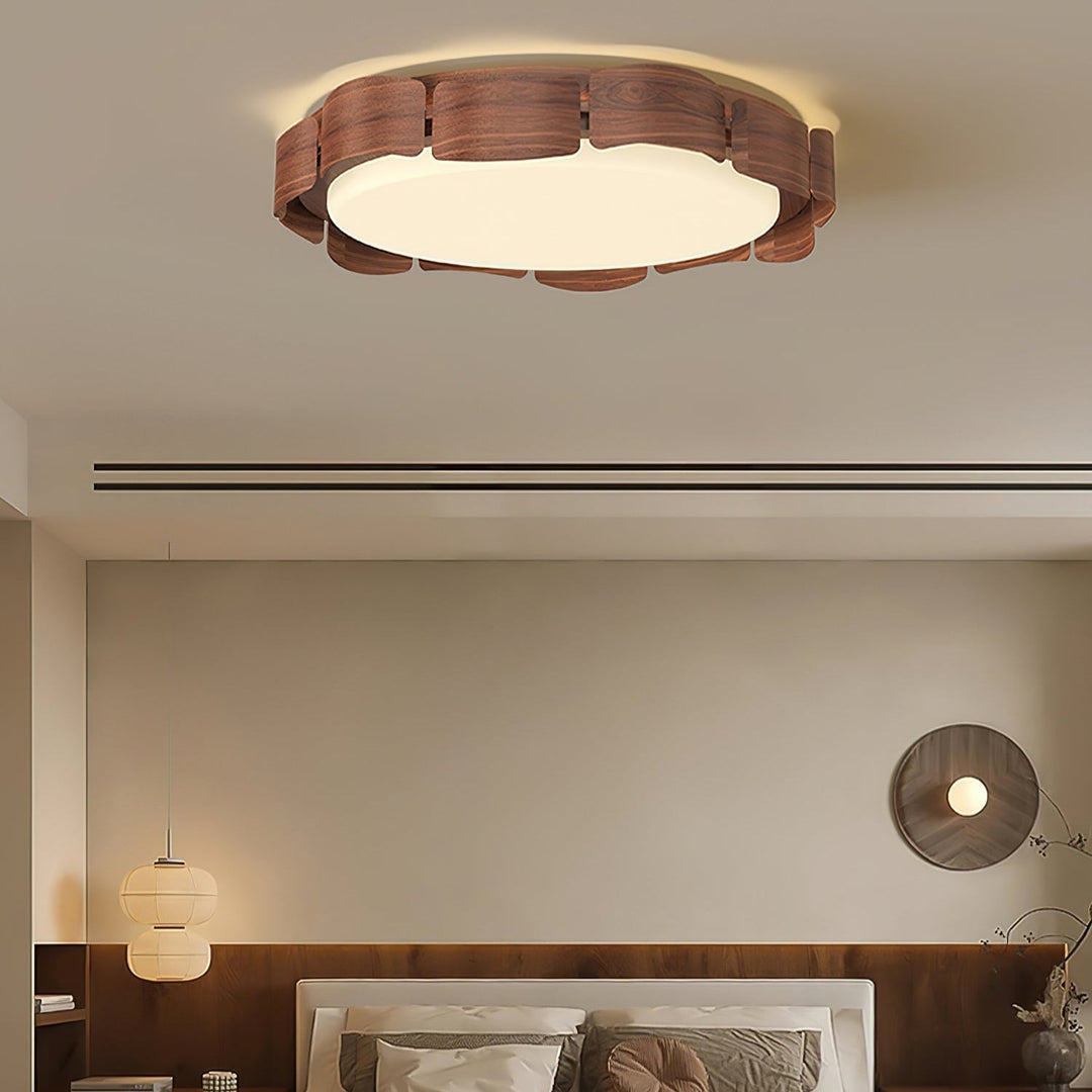 Ardura Plafonnier LED Noyer - Neutralighting