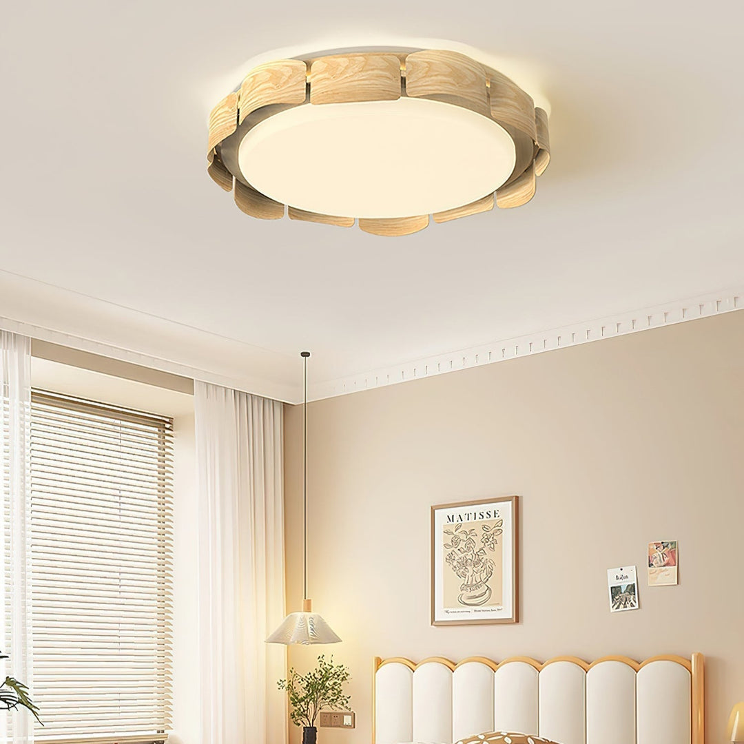 Ardura Plafonnier LED Noyer - Neutralighting