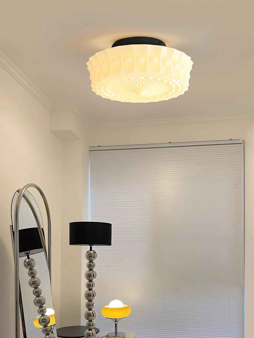 Solara Verre 36cm Beige LED