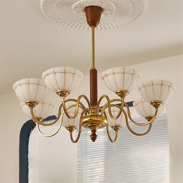 Charlie Lustre Fleur en Verre Courbée - Neutralighting
