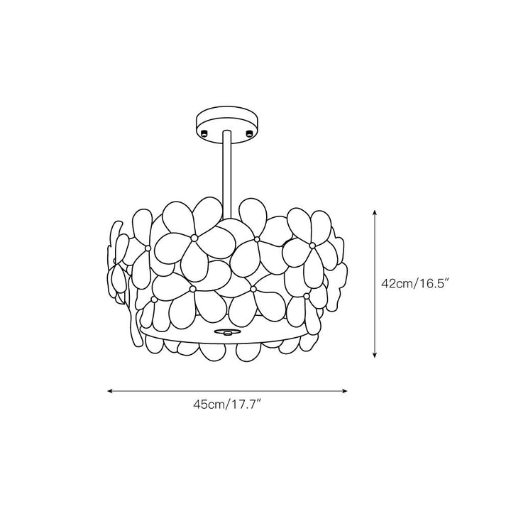 Kite Chandelier en Métal Verre Postmoderne Luxueux d&
