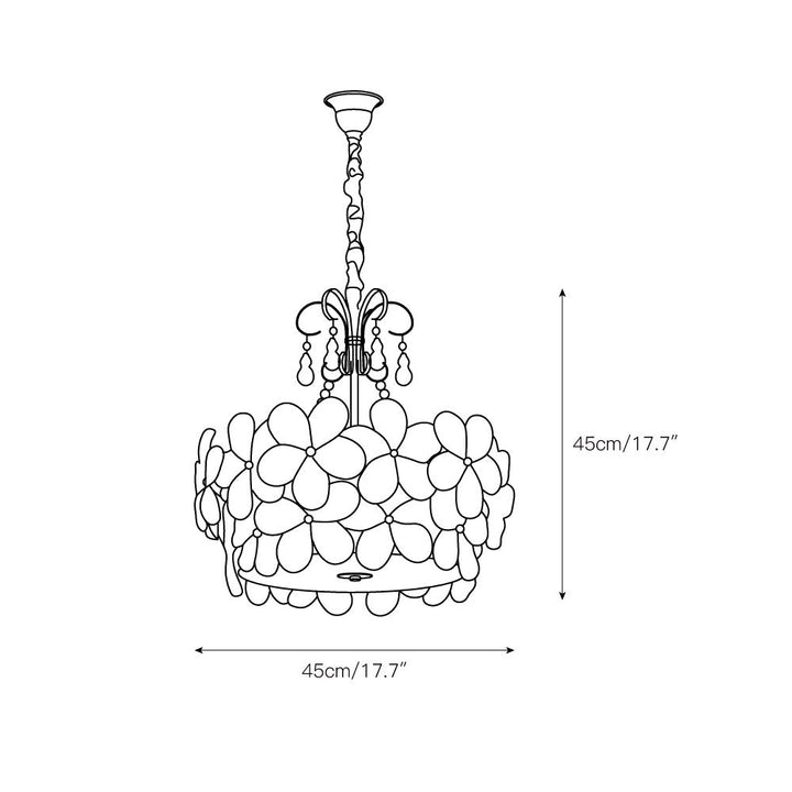Kite Chandelier en Métal Verre Postmoderne Luxueux d&