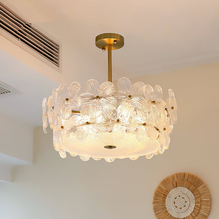 Kite Chandelier en Métal Verre Postmoderne Luxueux d&