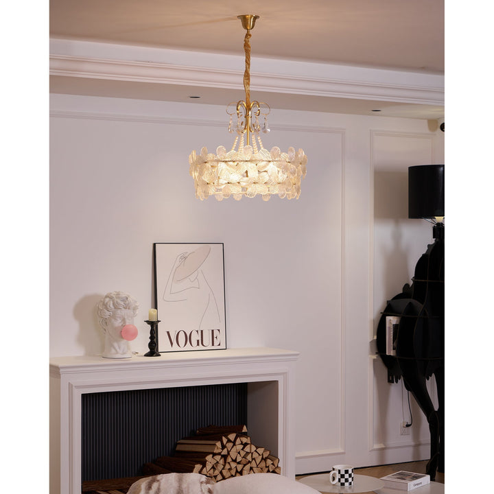 Kite Chandelier en Métal Verre Postmoderne Luxueux d&