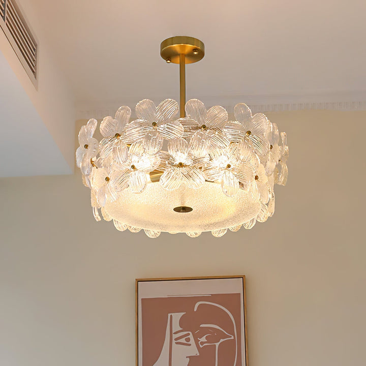 Kite Chandelier en Métal Verre Postmoderne Luxueux d&