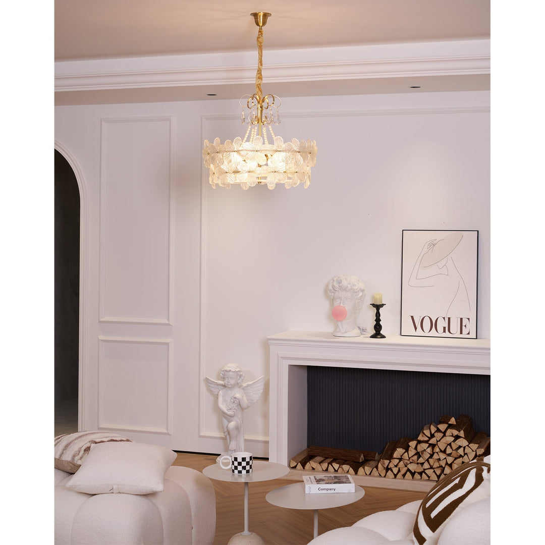 Kite Chandelier en Métal Verre Postmoderne Luxueux d&