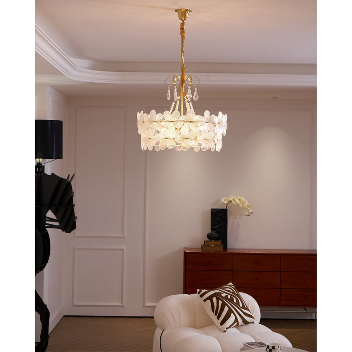 Kite Chandelier en Métal Verre Postmoderne Luxueux d&