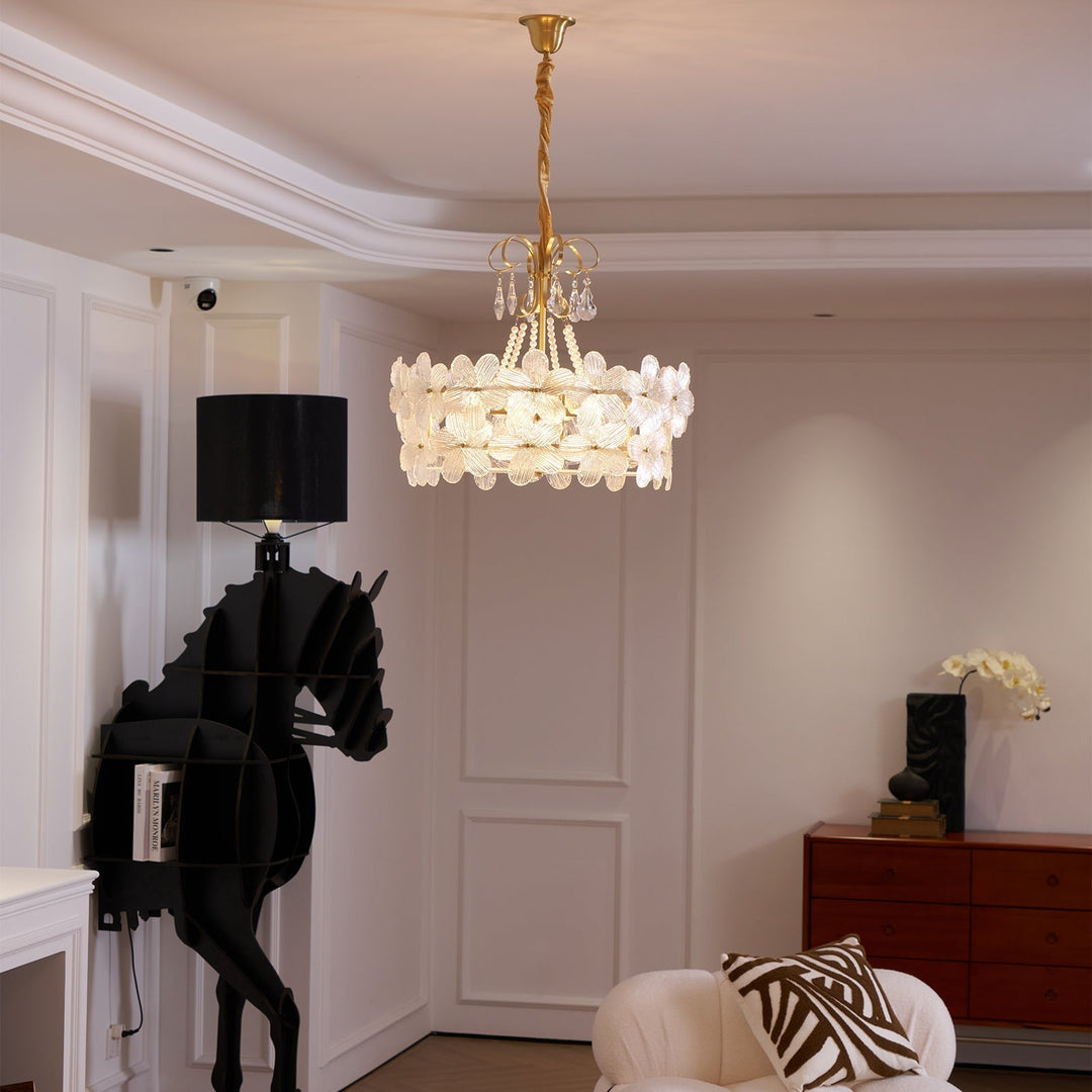 Kite Chandelier en Métal Verre Postmoderne Luxueux d&