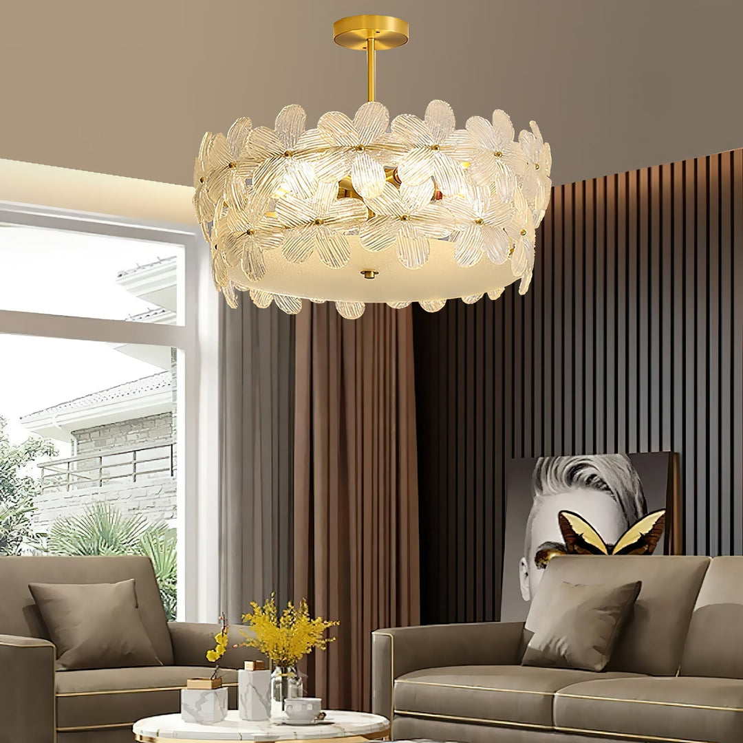 Kite Chandelier en Métal Verre Postmoderne Luxueux d&