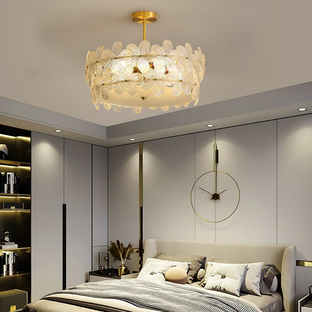 Kite Chandelier en Métal Verre Postmoderne Luxueux d&