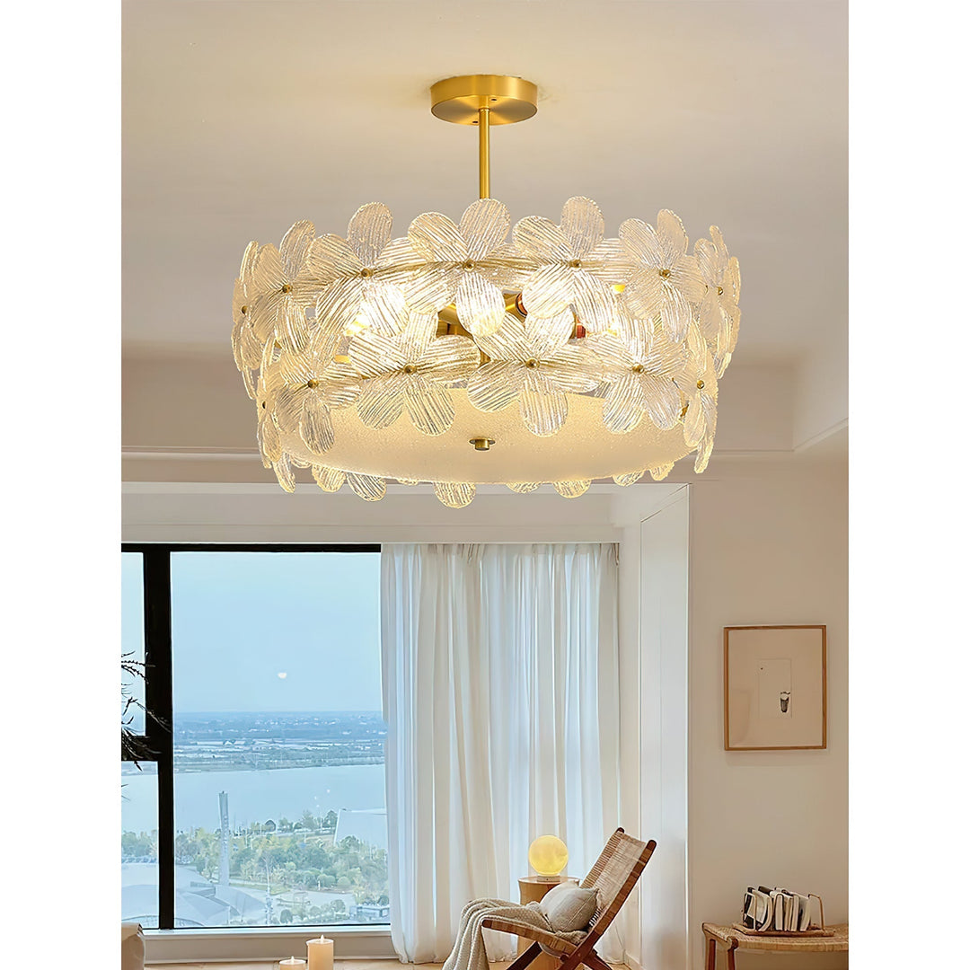 Kite Chandelier en Métal Verre Postmoderne Luxueux d&