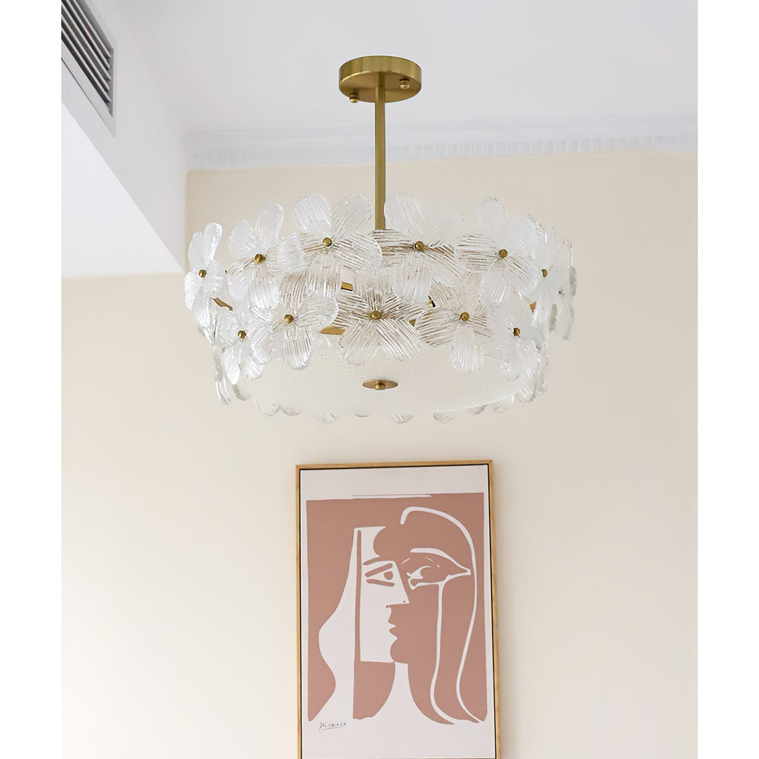 Kite Chandelier en Métal Verre Postmoderne Luxueux d&