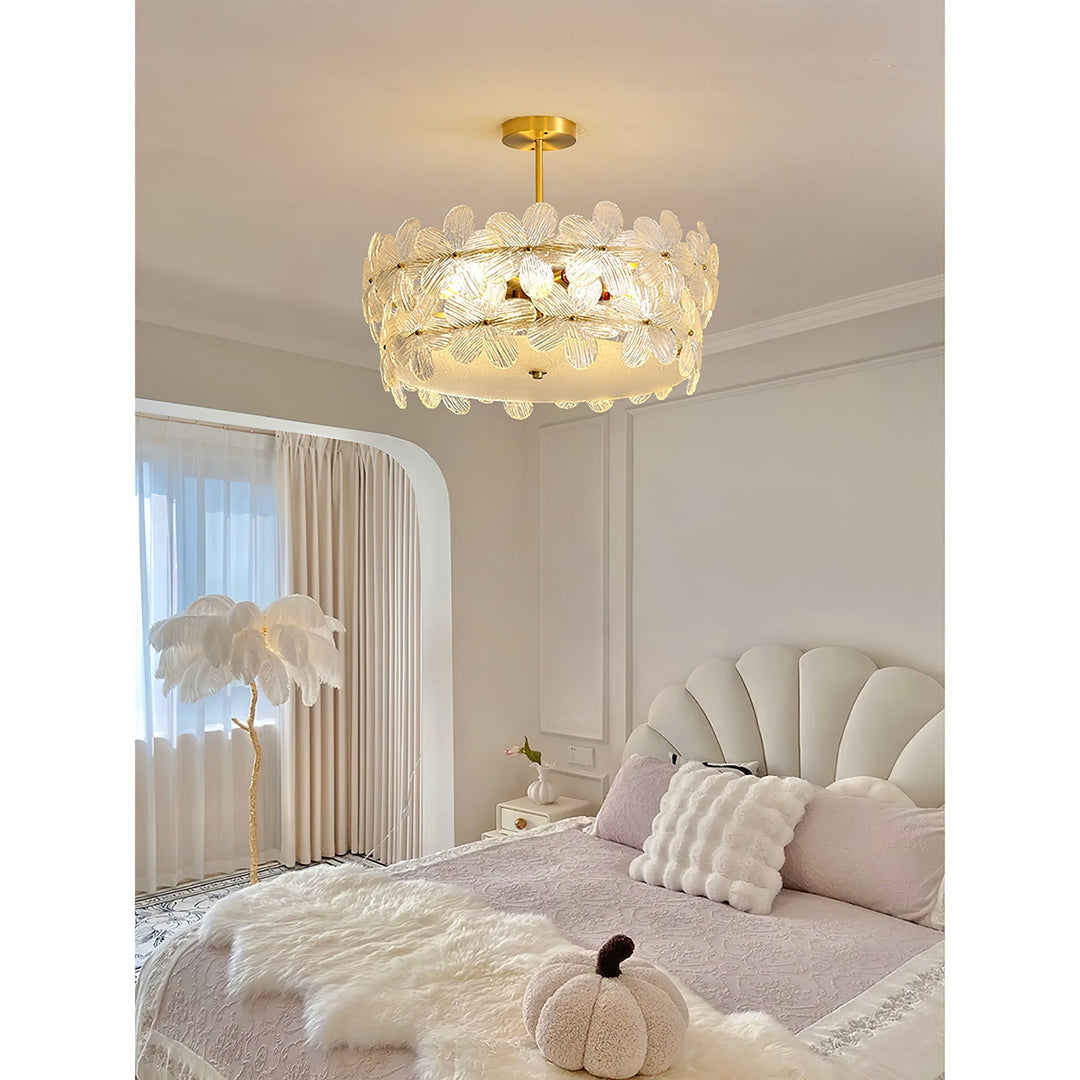 Kite Chandelier en Métal Verre Postmoderne Luxueux d&