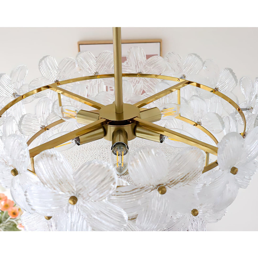 Kite Chandelier en Métal Verre Postmoderne Luxueux d&