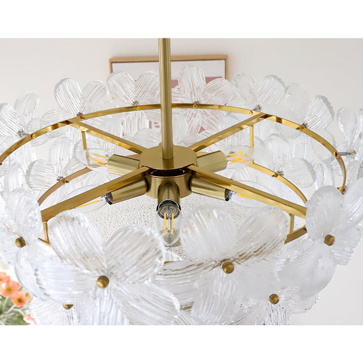 Kite Chandelier en Métal Verre Postmoderne Luxueux d&
