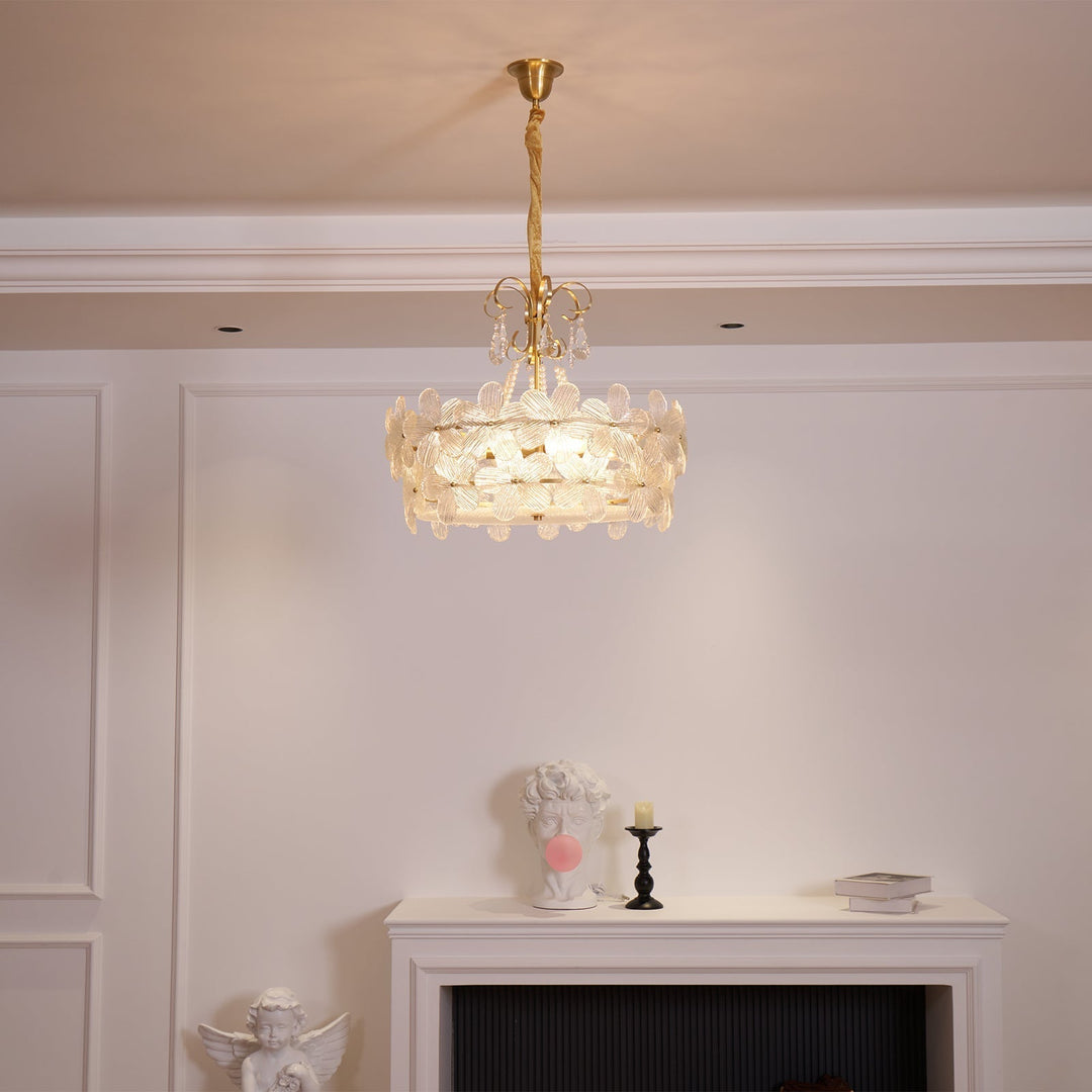 Kite Chandelier en Métal Verre Postmoderne Luxueux d&