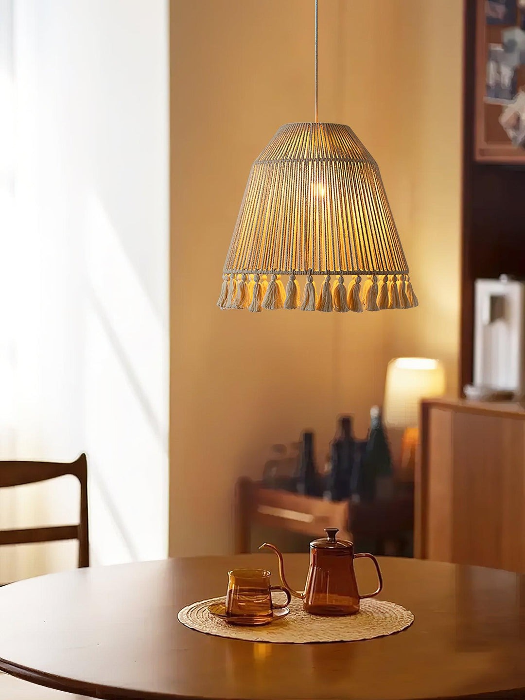 Alsolia Lampe Suspension à Corde Traditionnelle - Neutralighting