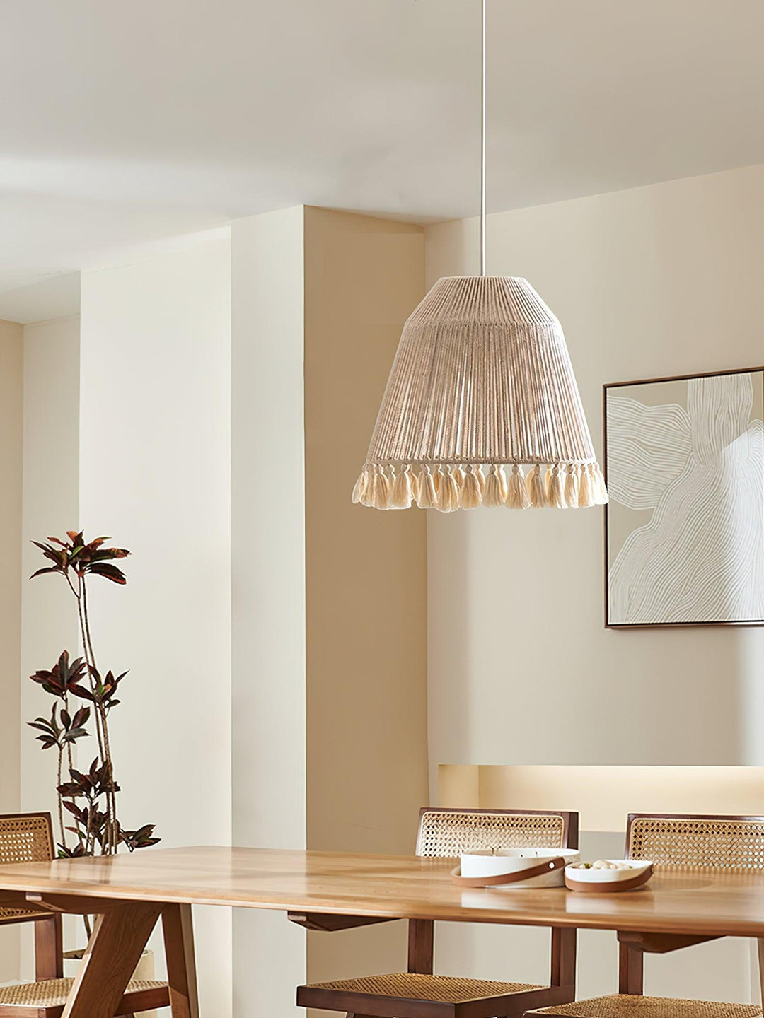 Alsolia Lampe Suspension à Corde Traditionnelle - Neutralighting